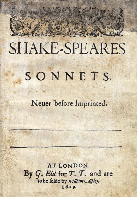 莎士比亚的十四行诗介绍