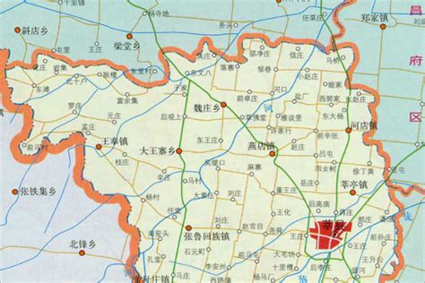 莘县在山东的位置地图