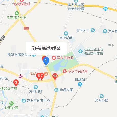萍乡开发区小区分布