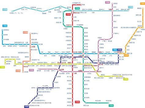 西安地铁8号线最新线路图全部站点