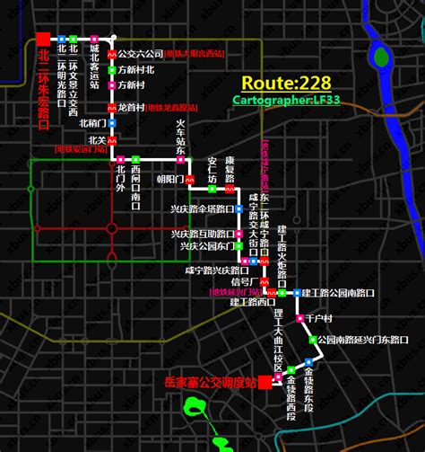 西安601公交线路图