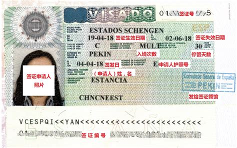 西班牙出国签证申请条件
