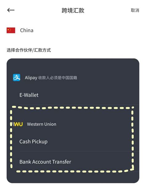 西联汇款中国官网入口