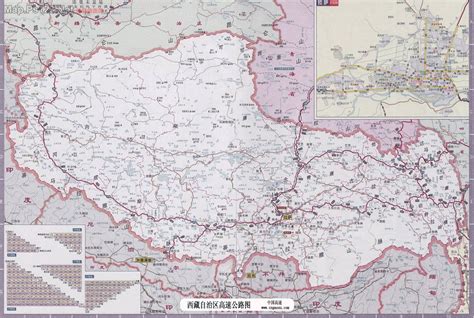 西藏交通地图全图