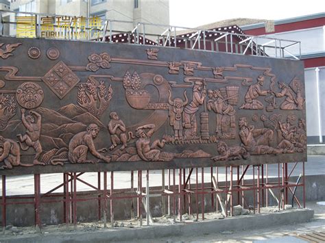 西藏山水玻璃钢浮雕厂家