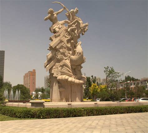 贵州城市广场雕塑模型