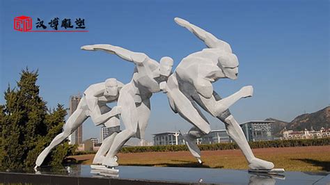 运动人物雕塑材质