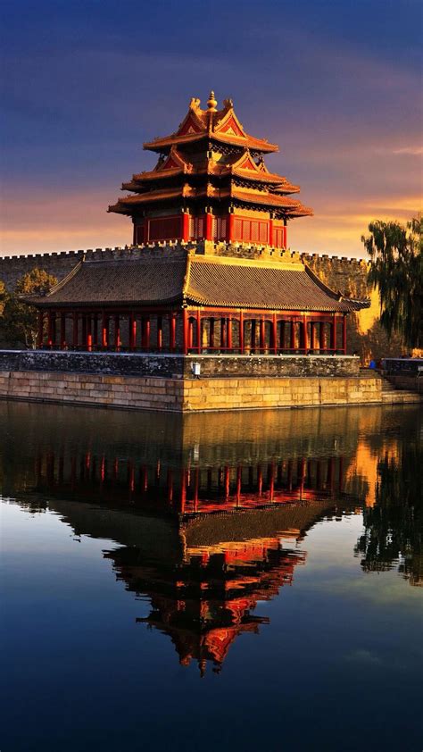 远眺北京故宫的感觉