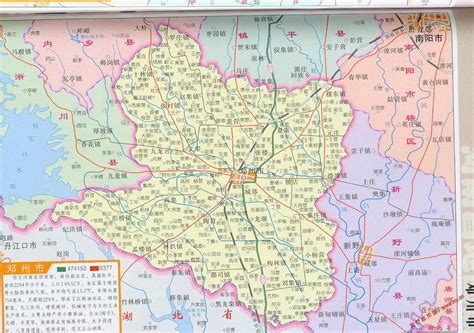 邓州市中心详细地图