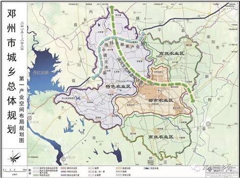 邓州市城区的图