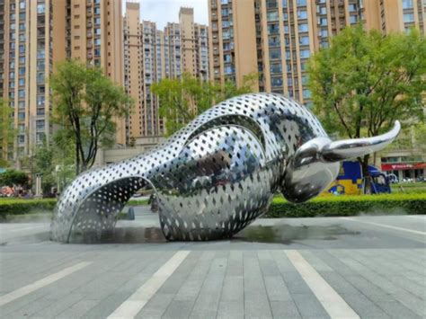 郑州不锈钢仿古抽象景观雕塑制造