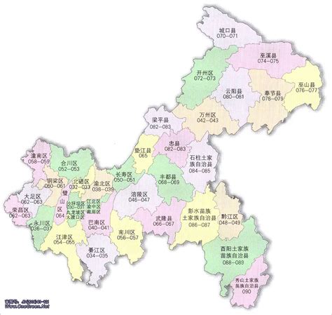 重庆地图区域划分图最新
