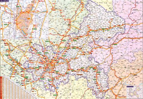 重庆市主城区交通地图全图高清版