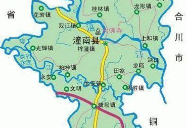 重庆潼南地图高清版