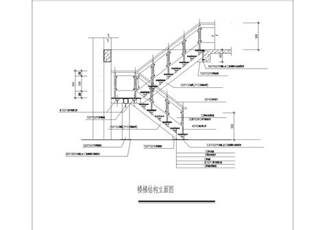 钢结构楼梯做法图及尺寸