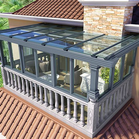 长春钢结构玻璃阳光房顶棚
