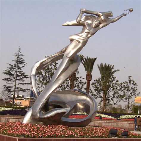 长沙公园标识人物不锈钢雕塑