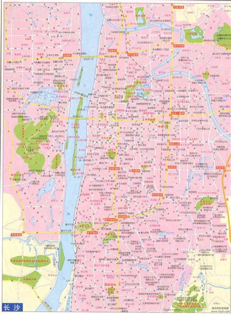 长沙市地图高清版大图