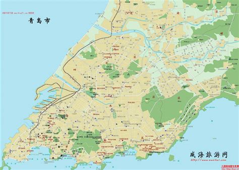 青岛地图详细全图