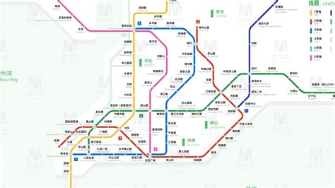 青岛地铁全部线路图