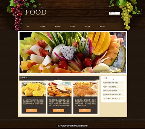 食品网站发展计划