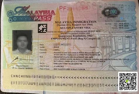 马来西亚工作证价格
