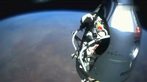 鲍姆加特纳从太空跳伞视频