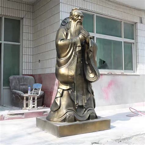 黑龙江玻璃钢孔子雕像
