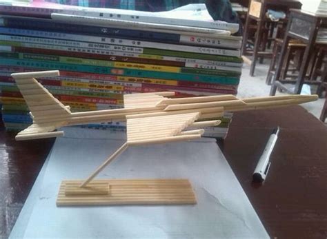 10根筷子做飞机