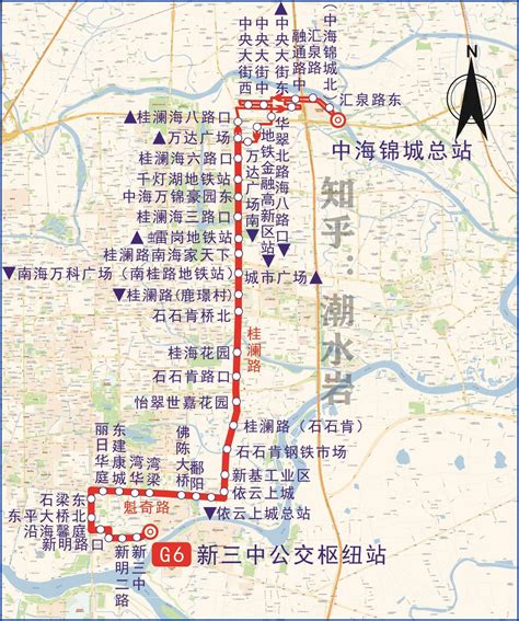 191路公交车的线路图