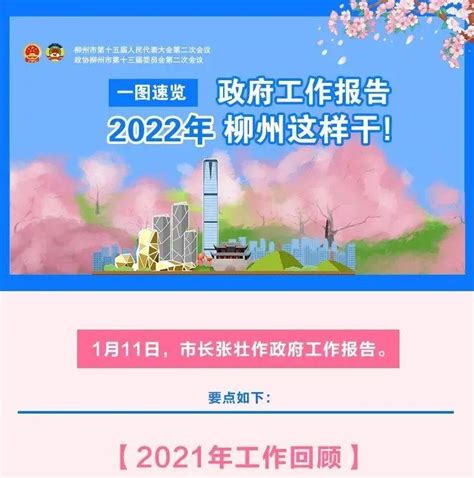 2022年柳州市政府工作报告
