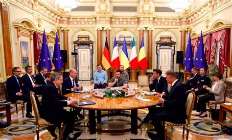 5国领导人齐聚乌克兰