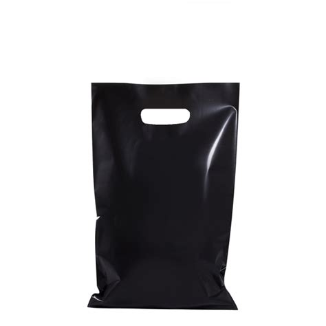 a small black plastic bag
