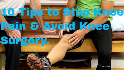 avoid knee pain
