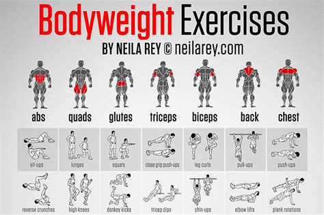 body weight training