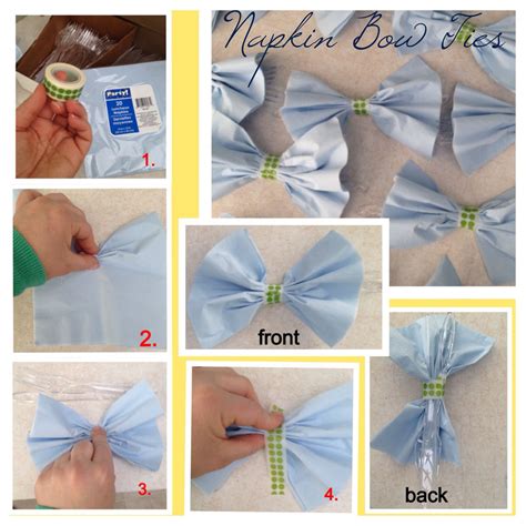 how to fold the bow