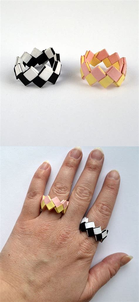 how to make a ring with paper