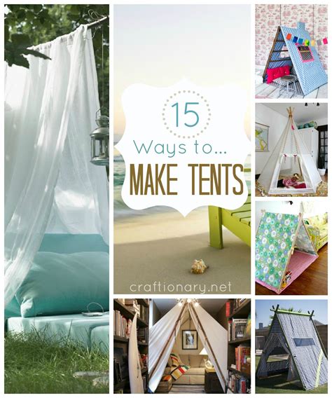 how to make a tent