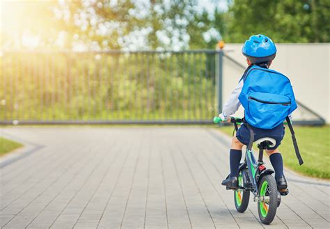 how to ride a bike to school