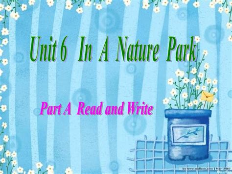 in the nature park作文