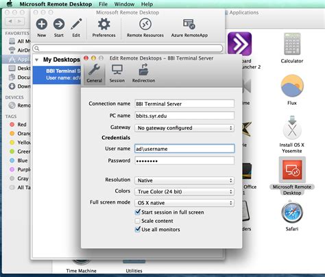 microsoft remote desktop控制mac