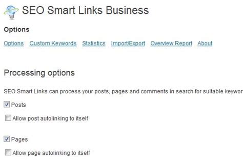 seo smart links 设置