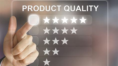 the quality of your products