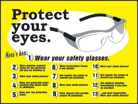 use safety glasses